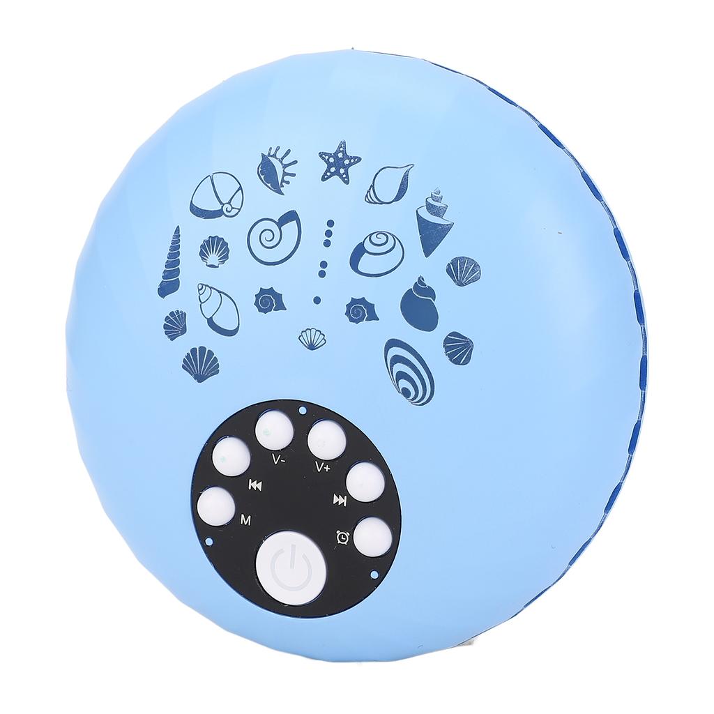 Звуковая машина с белым шумом, 8 вариантов ночного освещения, свет и музыка, таймер, зарядка через USB-C, портативный, белый 