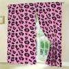 Классические шторы с розовым леопардовым принтом, шторы-кулиски 30*65, для спальни и гостиной, украшение дома, украшение комнаты