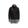 Adidas Мужская куртка Entrada 22 All-Weather Solid Color с капюшоном и длинными рукавами, черная HB0581