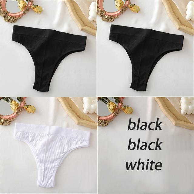 Women's Panties Seamless High Waisted Underwear Women Comfortable Panties Women Sexy Underpants For Women 3PCS/Set