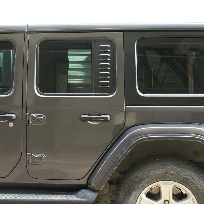 Накладка на заднее стекло автомобиля, декоративная рамка для Jeep Wrangler JL для JT Gladiator 2018, 4-дверная версия, металлические автомобильные аксессуары