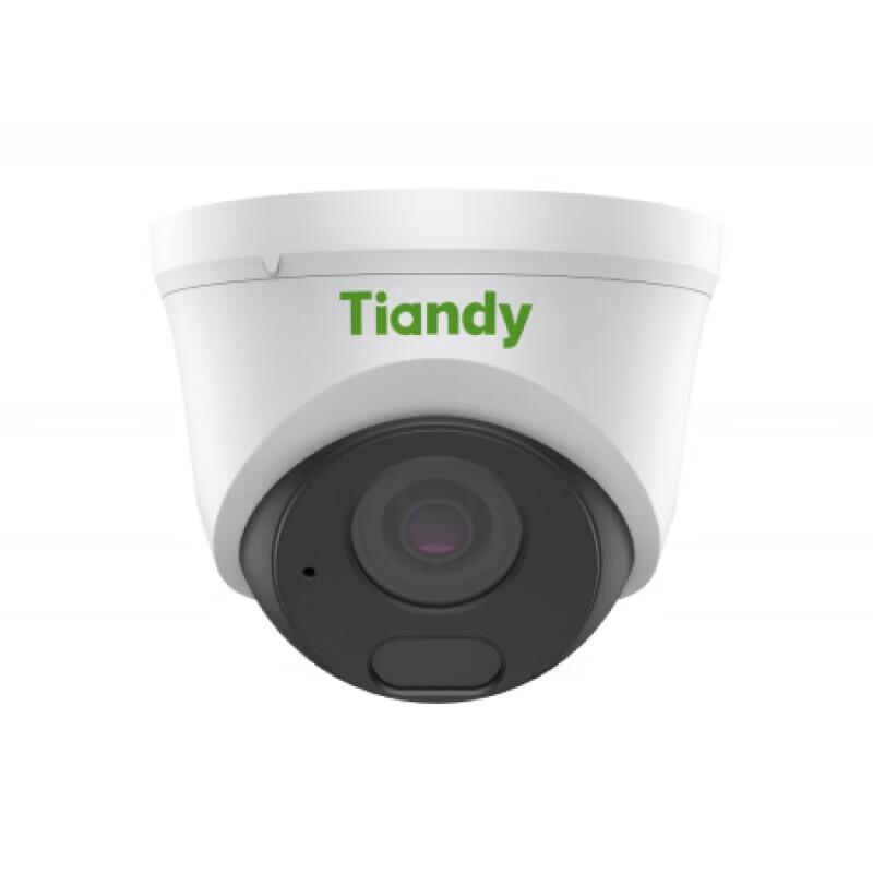 Tiandy 4-мегапиксельная HD купольная камера для помещений с двумя источниками света, полноцветная, PoE, китайская вилка (адаптер в комплекте)