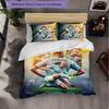 Erling Haaland Themed Bedding 3Pcs Duvet Cover Set Decorative Bed Linen For Teen Room Home Decoration