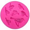 Bird Shape Fondant Silicone Mold for Kitchen Baking Chocolate Pastry Candy Clay Making Cupcake Lace
