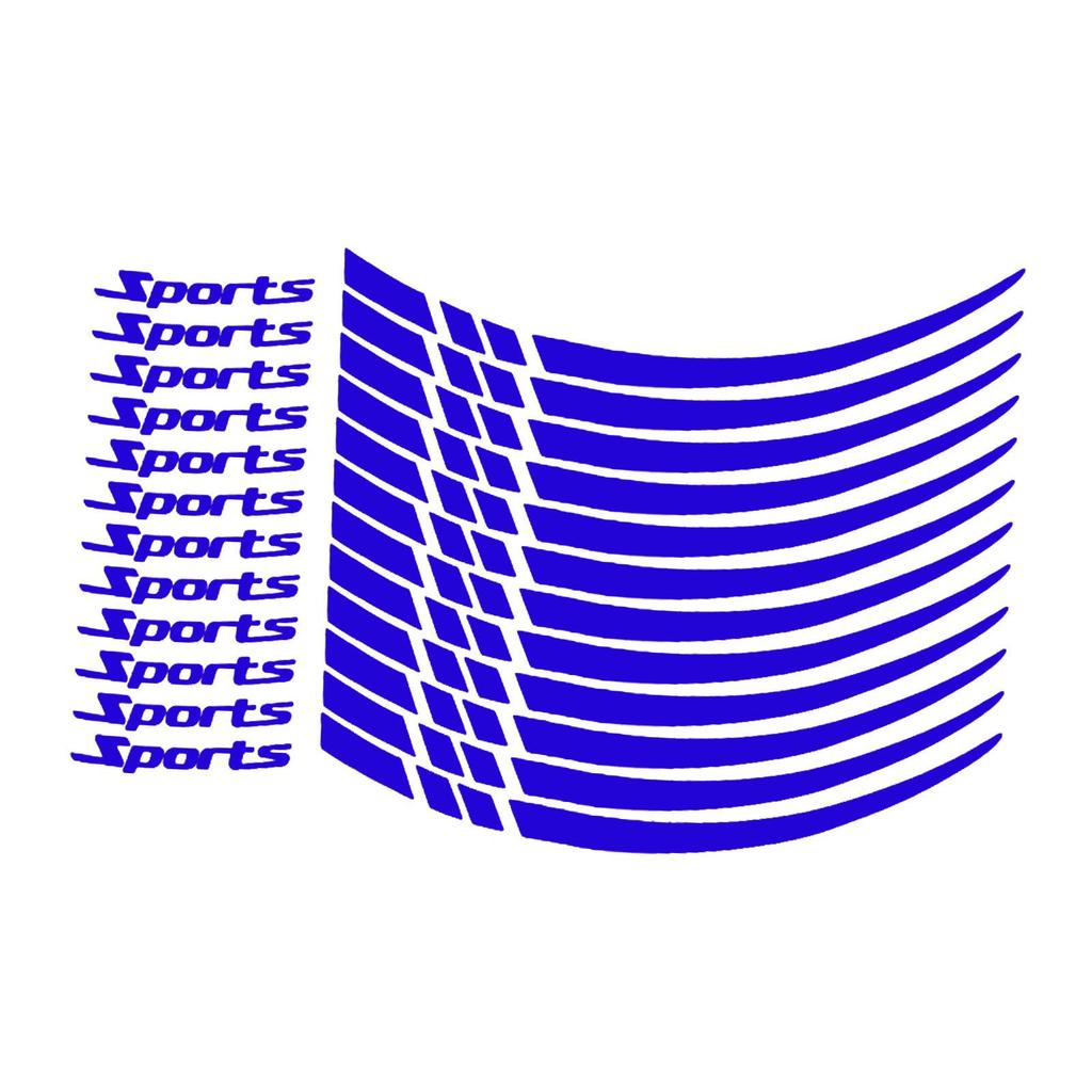 Car Wheel Hub Stickers Wheel Hub Decals Professional Wheel Accessory Fashionable