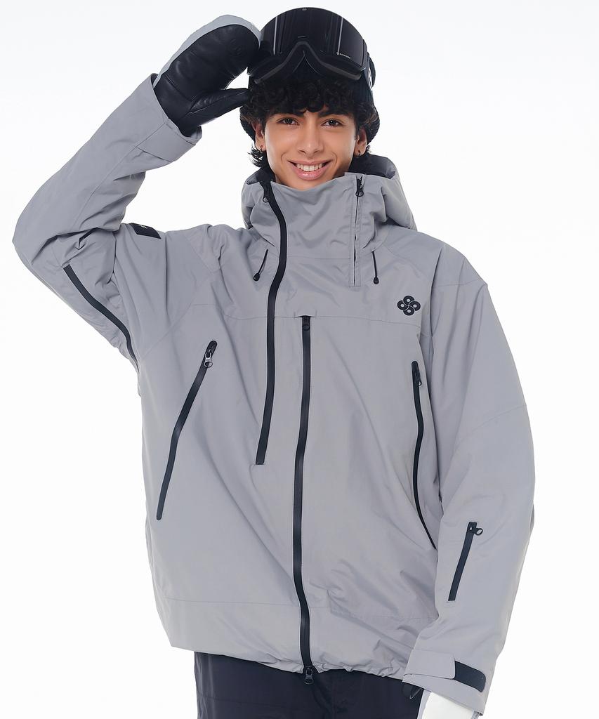 Куртка-анорак для кук 2425 Ricca Snowboard Серая Унисекс