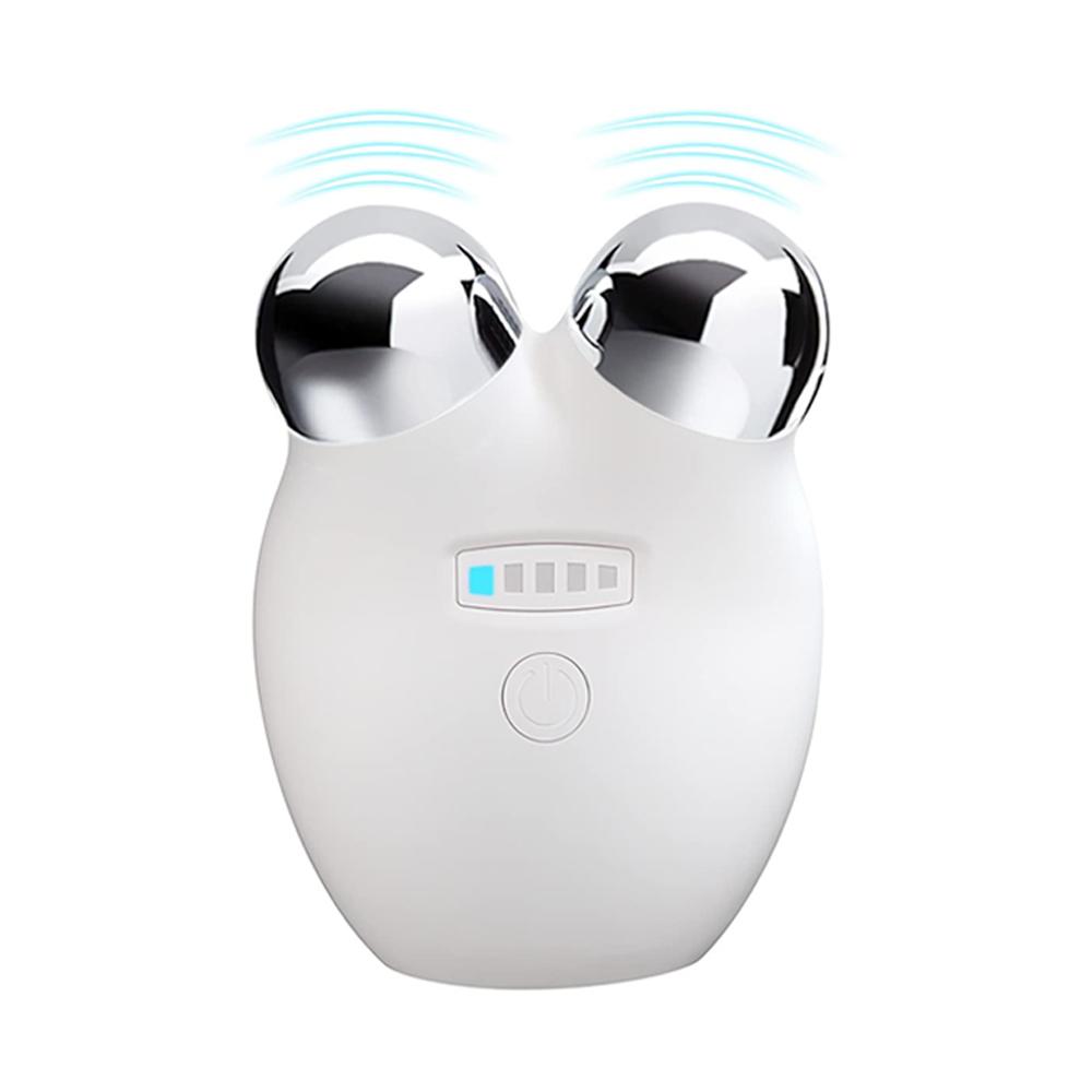 Microcurrent Face Lift Machine Double Chin Remover Electric Face Roller For Facial Lifting Skin Tightening EMS Eye Face Massager