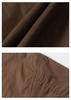 ANGN Unisex Retro Stand Collar Zipper Jacket - Solid Color for Spring/Autumn