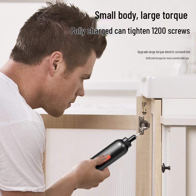 Немецкий аккумуляторный ручной автоматический электрический набор отверток - Маленький бытовой инструмент с литиевой батареей