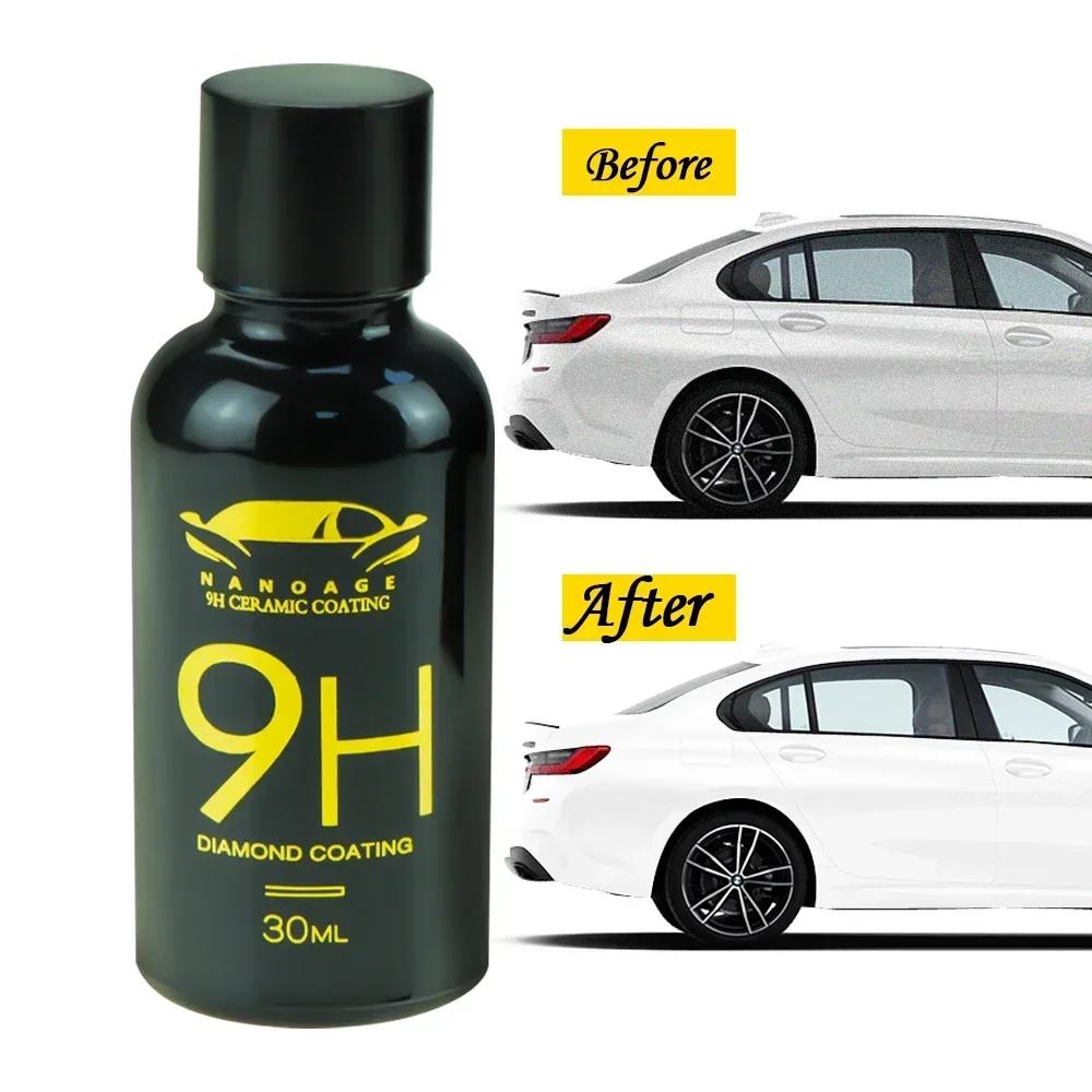 9H Car Liquid Ceramic Coat Super Hydrophobic Glass Coat Set Полисилоксановые и наноматериалы Керамика для автомобилей