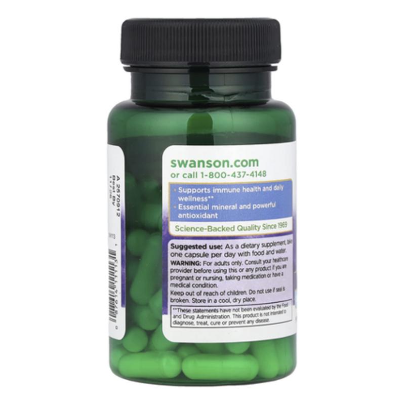 SWANSON Пиколинат цинка 22 мг капсулы 60 таблеток, 60 таблеток, 1 шт.