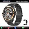 SACOSDING SA117 Smart Watch Always On Display NFC Bluetooth Call Voice Assistant 466*466 AMOLED Screen Sports Fitness Smartwatch