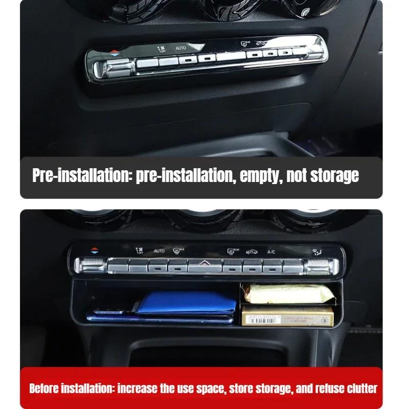 Центральный ящик для хранения автомобиля для Mercedes Benz AB CLA GLB GLA GLE Class W177 W247 C118 X247 H247 W167 EQA EQB 2020-2025 Trim
