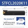 Держатель токарного инструмента с наружной резьбой 91° ЧПУ STFCR2020K11 STFCL2525M16