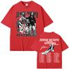 Jessie Murph Worldwide Hysteria Tour T-shirt 2025 Music Sad Girl Concert T-shirts Men Women Retro Hip Hop Fashion Cotton T Shirt