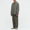 Uniqlo SS22 Однотонные Эластичные Ребристые Брюки-Морковка Повседневные Брюки Мужские Низ Оливковый 447529-56