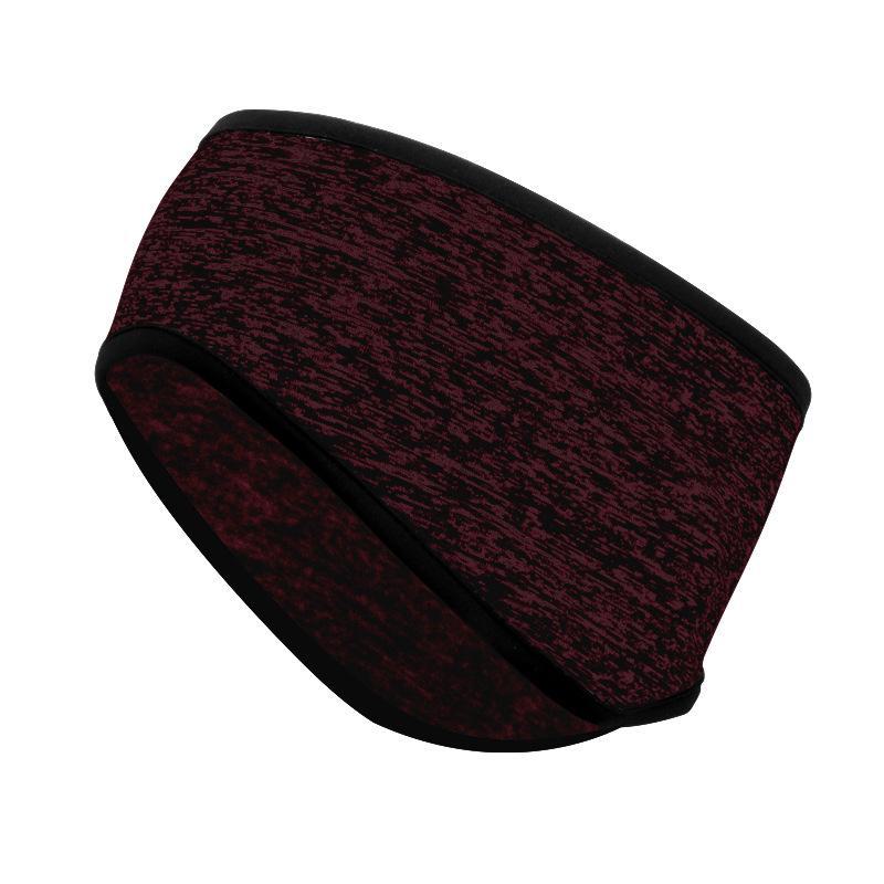 Утолщенная флисовая повязка на голову: Зимние спортивные наушники для катания на лыжах, езды на велосипеде и бега