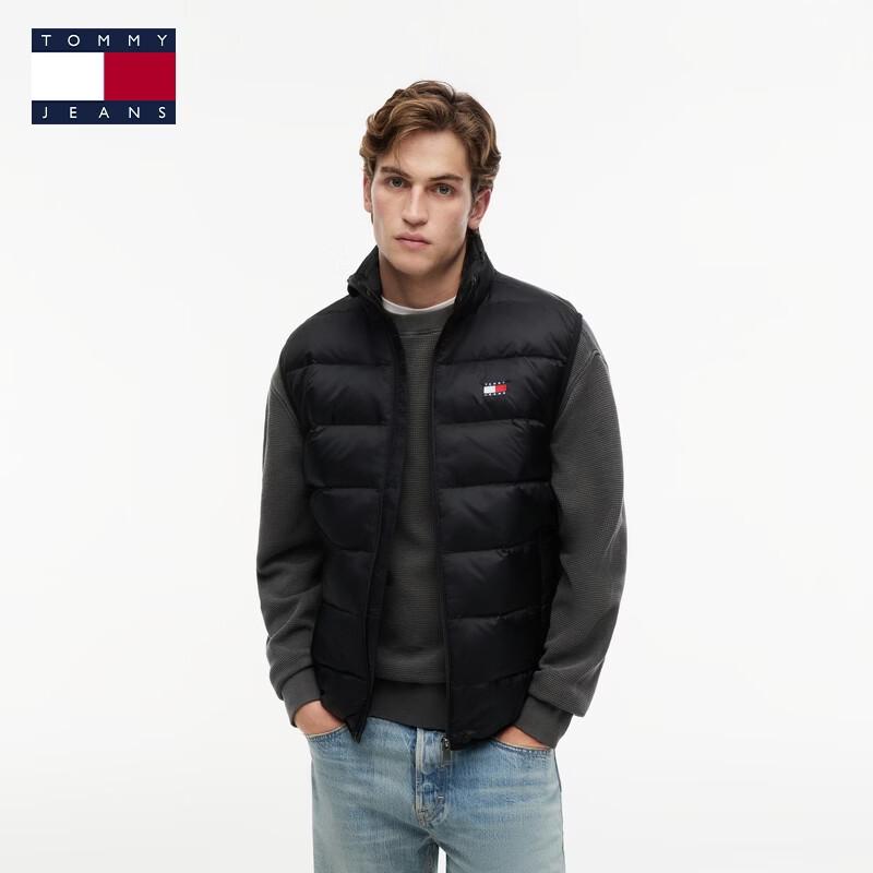 Tommy Hilfiger Мужской легкий пуховый жилет со стойкой