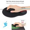 Wrist Rest Mouse Pad Memory Foam Ergonomic Design Office Mouse Pad with Nonslip Wrist Support