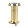 200 Degree Wide Viewing Angle Door Viewer with Heavy Duty Privacy Cover Gold