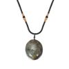 Gemstone Delicate Natural Healing Stone Energy Labradorite Pendant Moonstone