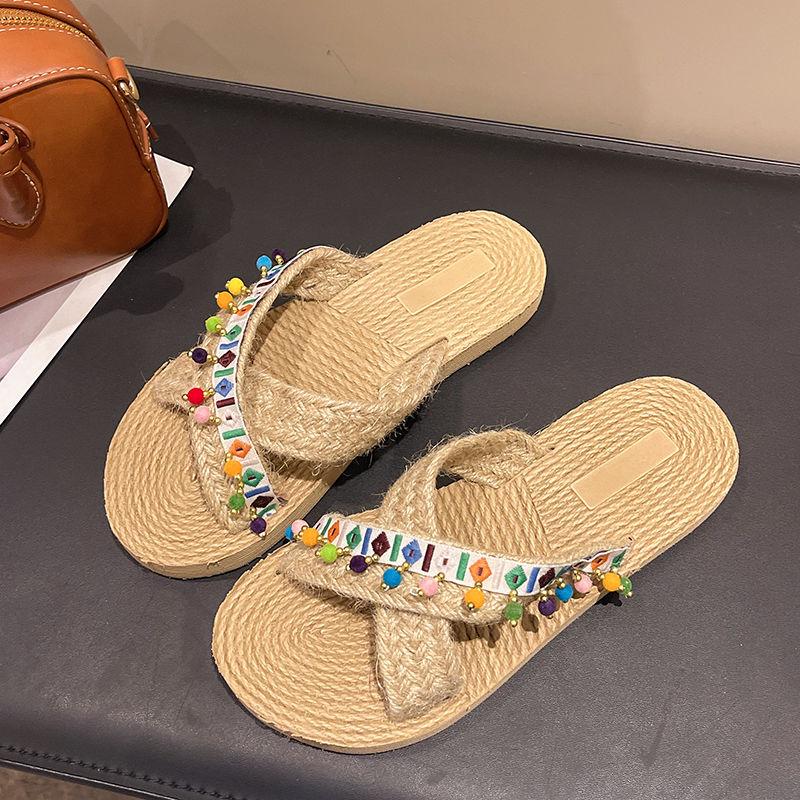 Отпускные шлепанцы на плоской подошве в корейском стиле, дешевая ликвидация, женские шлепанцы и женские сандалии, дизайнерская роскошь, Ева, распродажа обуви