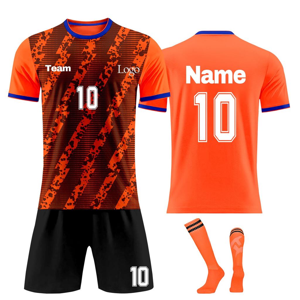 Personalised Shirts Kit Mens Girls With Name Number Custom Football Jerseys For Boys Training Suit