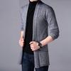 Spring Autumn Men Casual Fashion Cardigan Sweater Homme Solid Color Knitting Coat Hombre Top Male All-match Outwear Men's Clothing