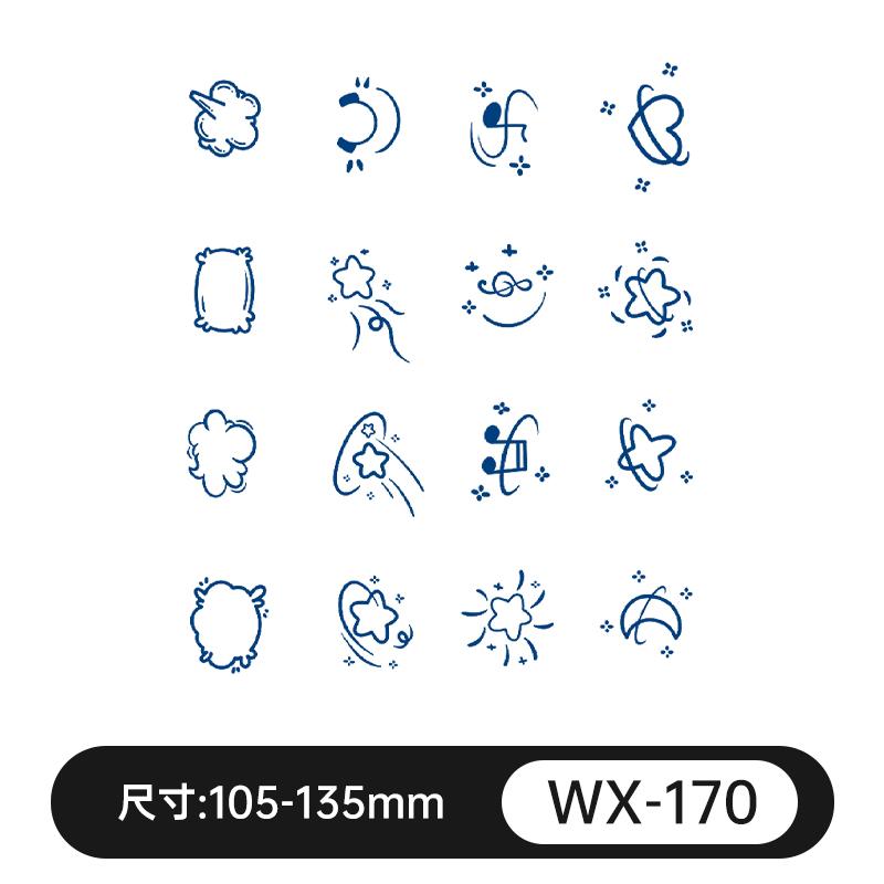 Bxtats Custom Herbal Genipin Juice Ink Tattoo Symbols Minimalism Fingers Tattoos Last 1-2 Weeks Semi Permanent Tattoo Stickers