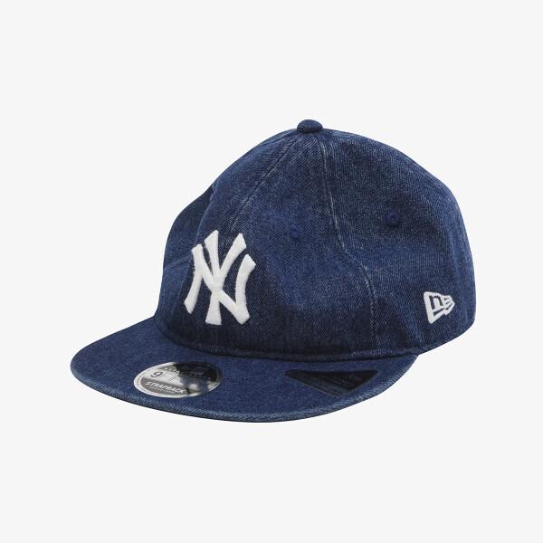 New Era Нью-Йорк Янкис Деним Базовый Ретро Strapback Индиго 15131624