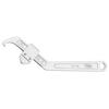 TONE Adjustable Hook Spanner Fits Slotted Round Nuts with Diameters from 35 To Total Length 278mm FSA-105, 105mm,