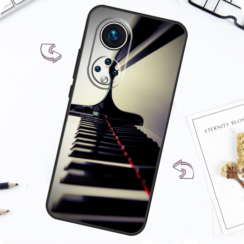 Чехол-клавиатура с дизайном клавиш пианино Для Honor Magic 7 Lite 5 6 Pro Honor 200 50 70 90 Lite X8b X9a X8a X8 X9 X9c X9b Чехол
