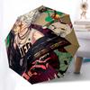 1pc Jujutsu Kaisen Satoru Gojo Inspired Automatic Opening Folding Umbrella with 8-Bone Iron Frame Portable for Fans, Travelers, Everyday Use, Festival