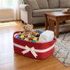 Large Capacity Woven Storage Basket Space Saving Snack Basket Cosmetic Storage Basket  Makeup