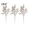 Orange Silk Plants for Halloween Decoration Realistic Artificial Flowers Autumn Home Decoration, Floral Decorative Entryway Branches Table Centerpiece