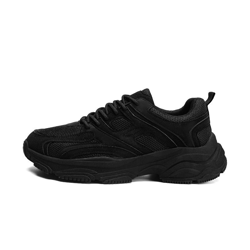 Men's Shoes 2025 New Mesh Breathable Sneakers Non-slip Soles Leisure Travel Black Dad Trendy Shoes Work Shoes