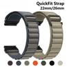 Нейлоновый быстросъемный ремешок 22 мм 26 мм для Garmin Fenix ​​7X 7 Pro Fenix ​​6X 6 5X 5Plus Tactix 7 Forerunner 965 955 Enduro 2 Loop Band
