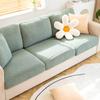 Сплошной цвет флисовый чехол для дивана универсальный универсальный эластичный чехол для дивана четыре сезона с защитой от кошачьих царапин чехол для дивана