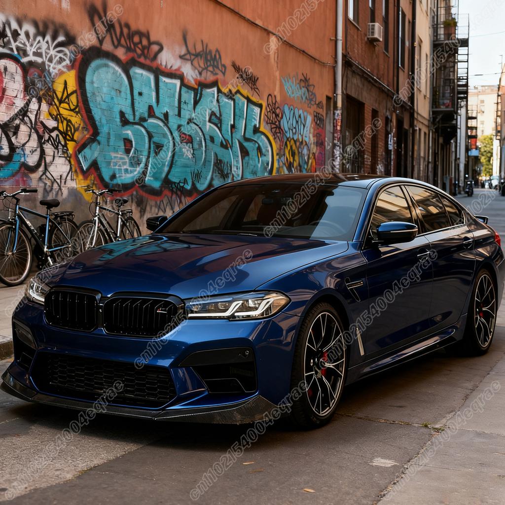 For BMW F90 M5 M5C LCI 2021 2022 2023 2024 2025 Performance Style Front Bumper Lip Spoiler Splitter Diffuser BodyKit Accessories