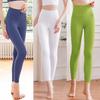 Обнаженные штаны для йоги без смущения, женские брюки с высокой талией для подъема бедер, бега, шлифования, фитнеса