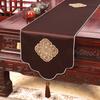 New Chinese Zen Embroidery Table Flag TV Cabinet Cover Cloth Tea Table Table Flag Shoe Cabinet Bed Tail Scarf Long Table Flag