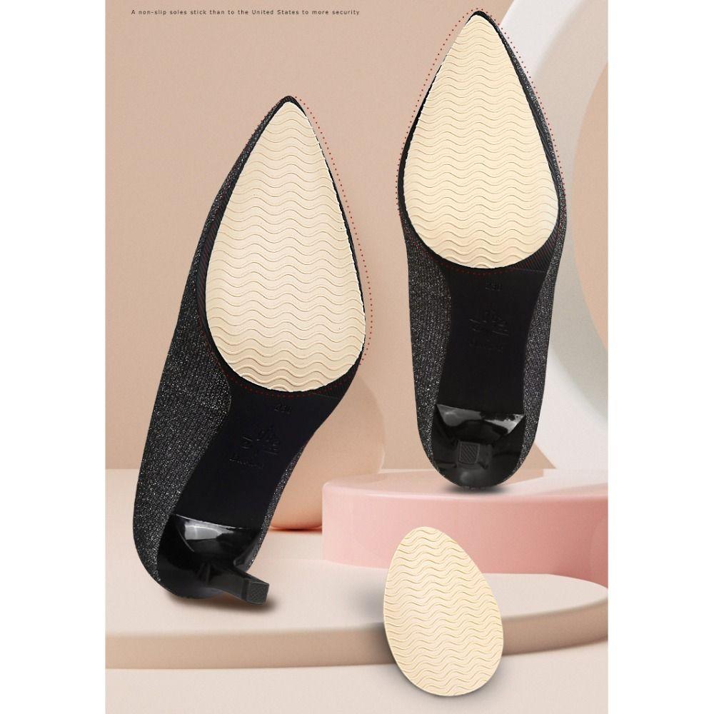 Черный хаки бежевый прозрачный носок противоскользящая накладка силиконовая сетка клей украшения для обуви