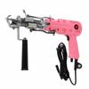 Розовый набор для тафтинга ковров с регулировкой ручки на 360 градусов, простой в эксплуатации пистолет для тафтинга ковров с резаным ворсом
