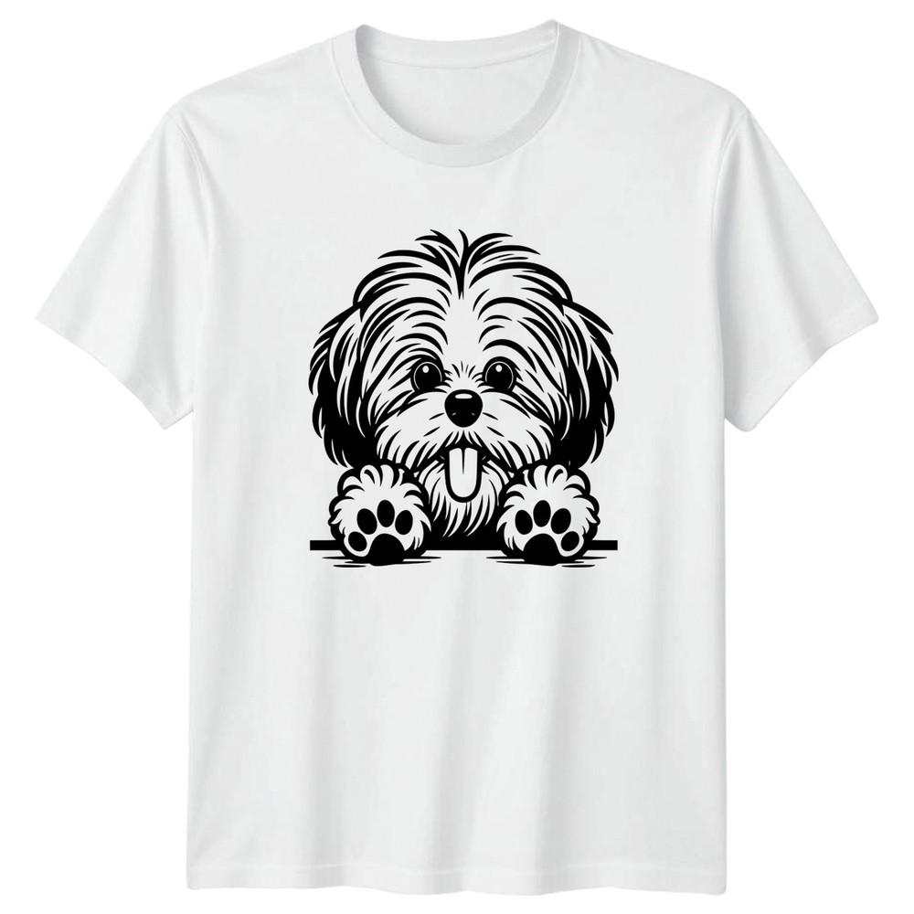 Shih Tzu Puppy Dog Animals Unisexs TShirt Unisexs Tee Graphic Unisex Top