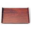 Made In Sophisticated Teak Wood Fugen Light SL X X J-kitchens Placemat/Tray, Japan, Design, 5-Shaku Wing, Grain, Lacquer, (45.8cm 32.7cm 2.5cm)