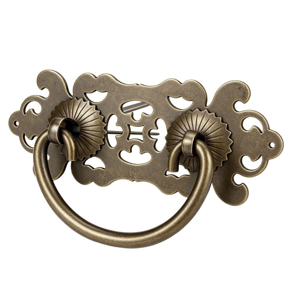2pcs Easy Install Cabinet Pulls 10.2*4.1cm Furniture Handles Antique Drawer Handles Drawers