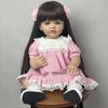BZDOLL 55 СМ Полностью Мягкий Винил Кукла Реборн Новорожденная Девочка Реалистичная 22 Дюйма Принцесса Малыш Новорожденный Бебе Арт Рождественский Подарок для Ребенка