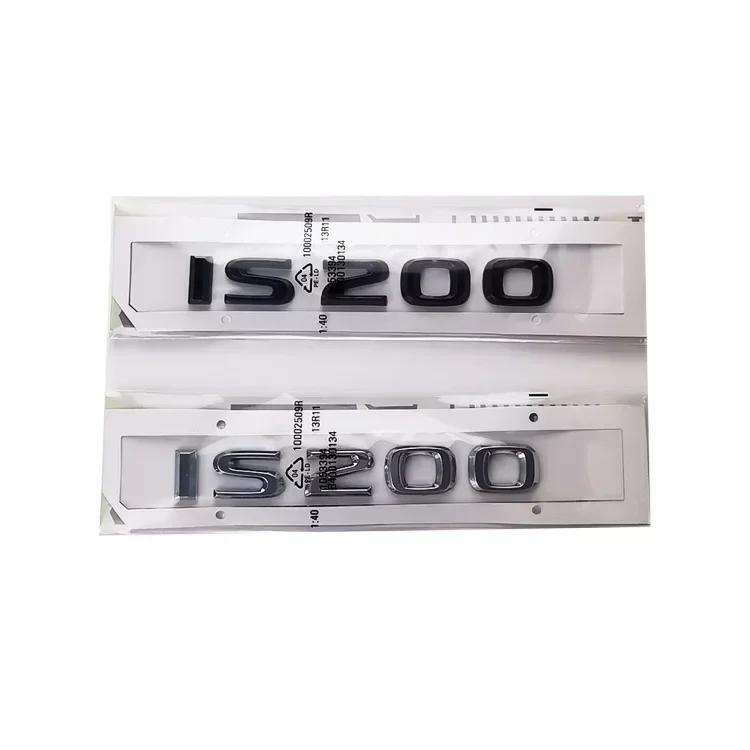 ABS Car Body Side Emblem Styling for Lexus IS200 IS350 IS250 IS300 Rear Trunk Badge Decal Decoration