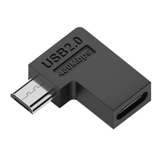 Телефонный конвертер Type-C Micro Female to Male USB адаптер V8 USB2.0 быстрая передача данных