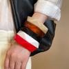 Europe American Style Irregular Wide Bracelet Smudging Retro Hand Ring Vintage Resin Bangle  Women